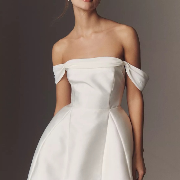 BHLDN Dresses & Skirts - BHLDN White Strapless Dress